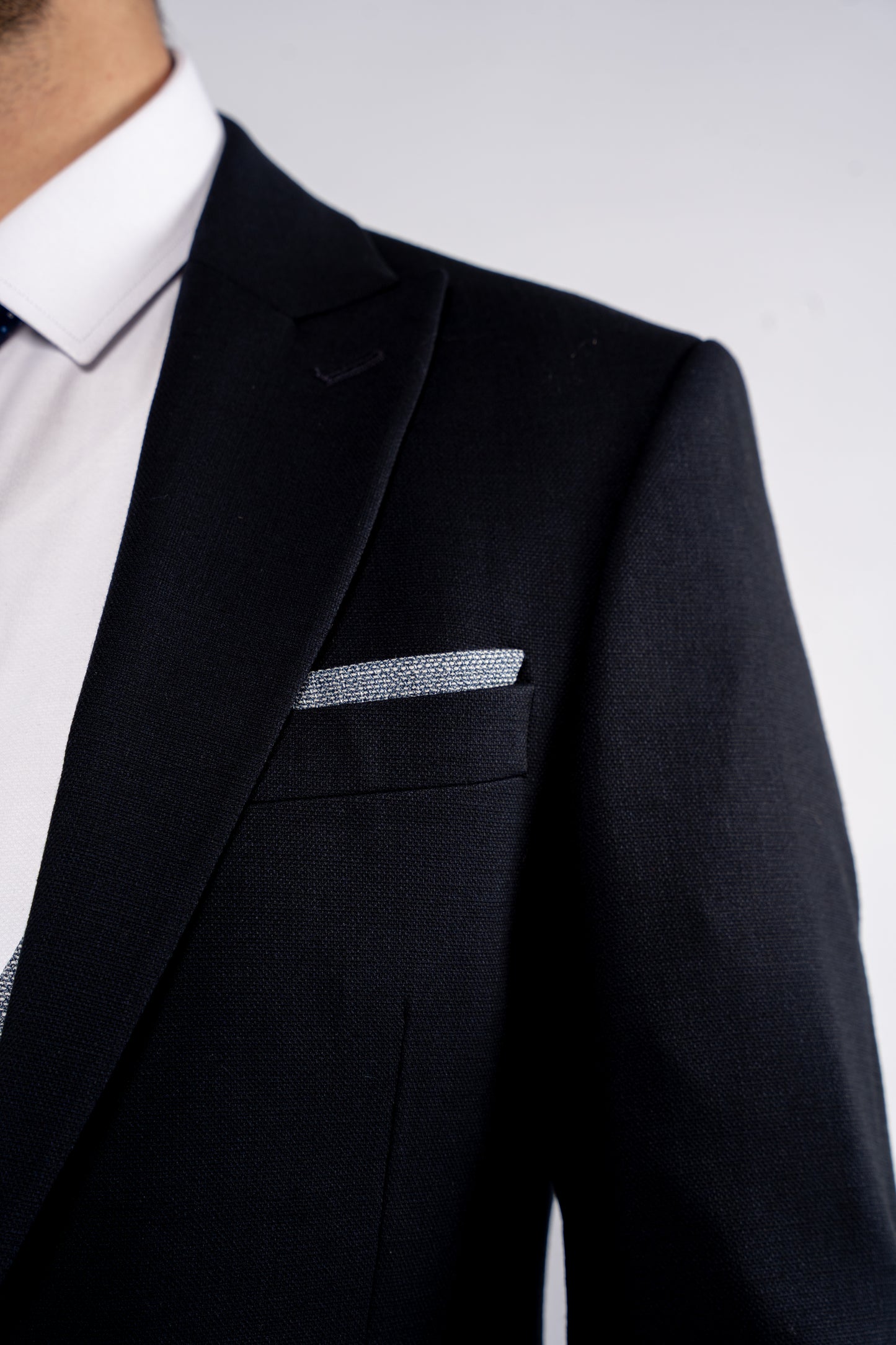 NAVY SUIT DOUBLE SIDED VEST