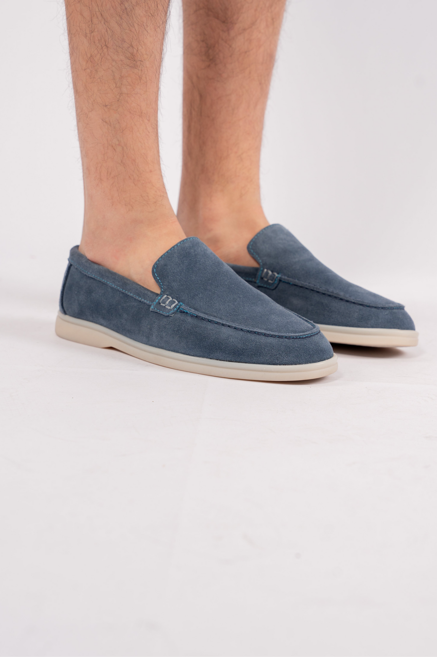 BLUE SUEDE LOAFER