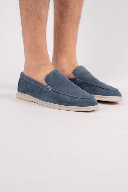 BLUE SUEDE LOAFER