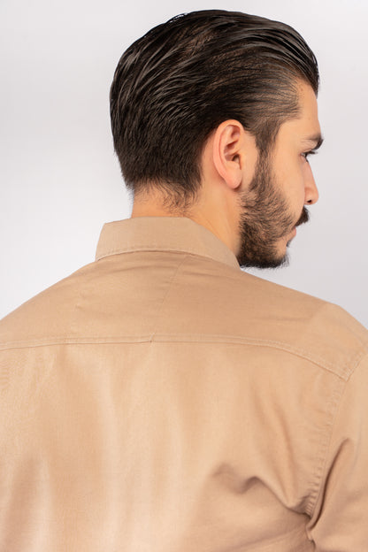 BEIGE RELAXED SHIRT