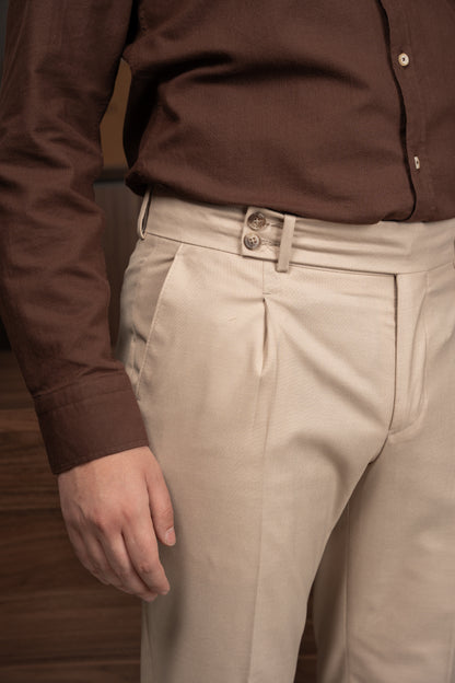 BEIGE ITALIAN TROUSERS