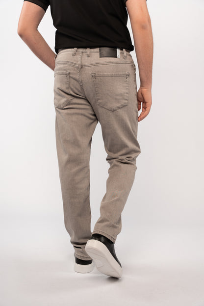 LIGHT GREY REGULAR DENIM
