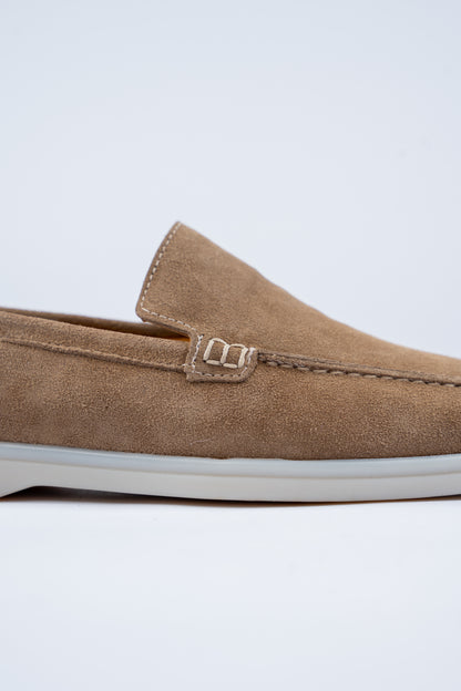 BEIGE SUEDE LOAFER