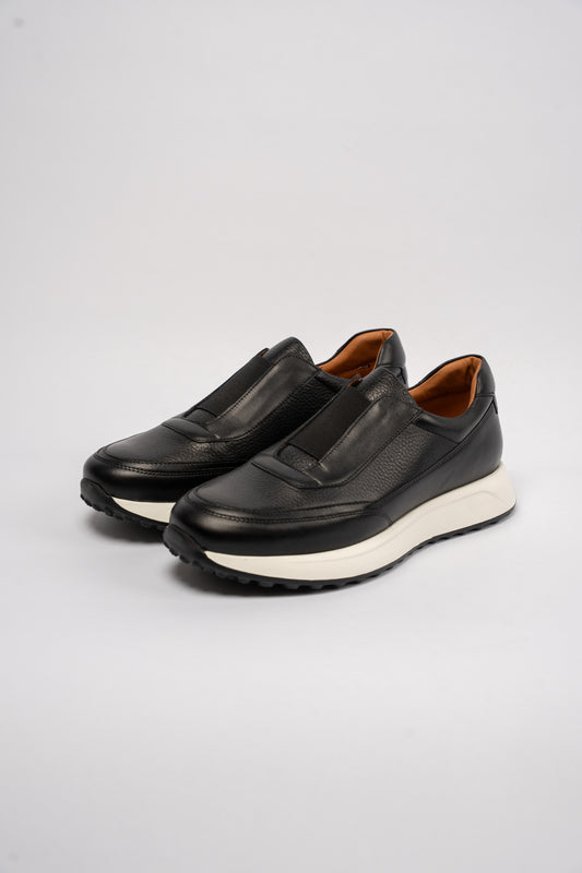 BLACK TIMELESS ELASTIC SNEAKER