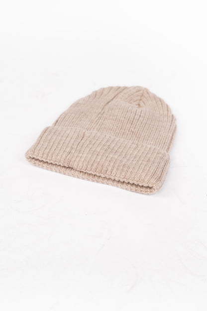 BEIGE WOOL HAT