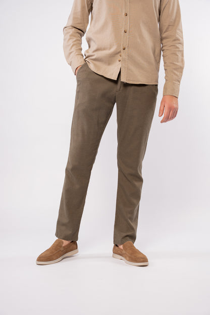 BEIGE LINEN SHIRT
