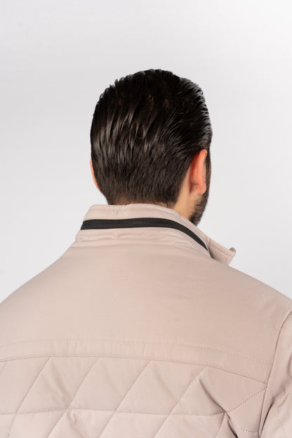BEIGE PARKA JACKET