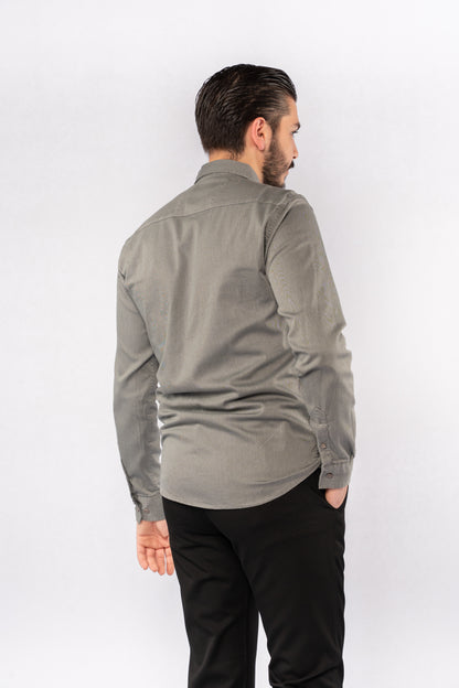 GREY RELAXED SHIRT