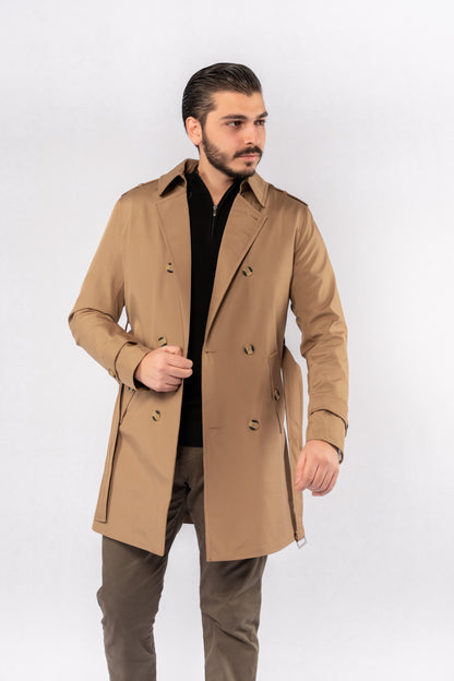 BEIGE ELEGANCE TRENCH COAT