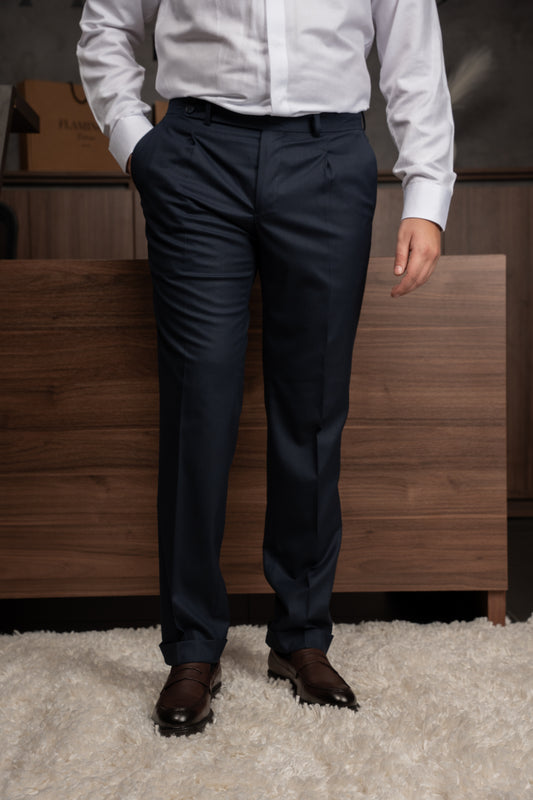 NAVY ITALIAN TROUSERS