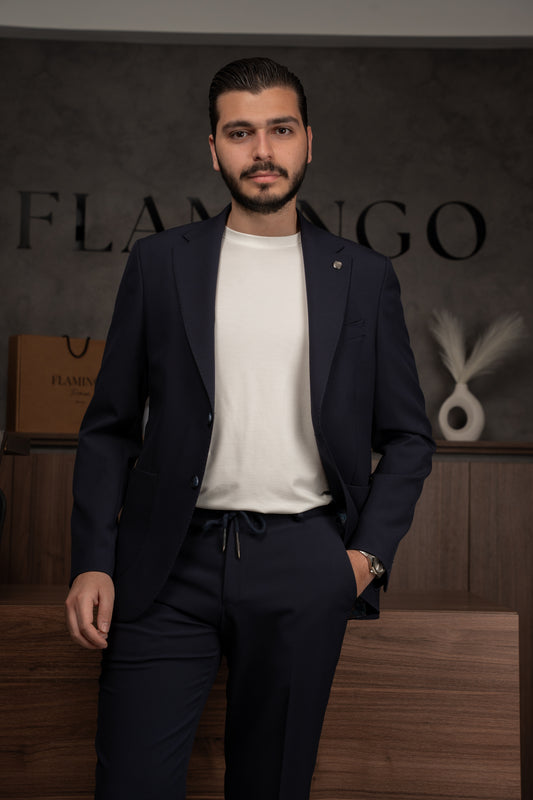 NAVY TRAVEL SUIT