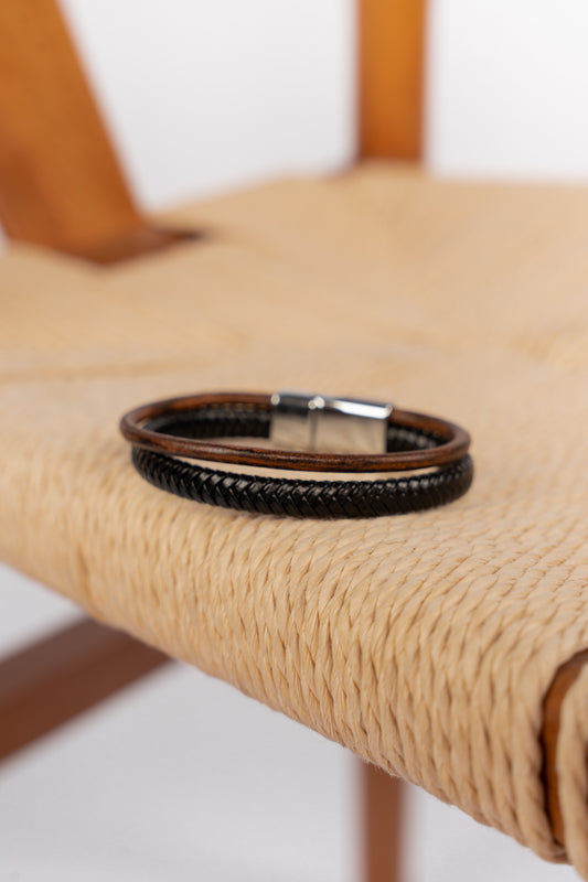 MIDNIGHT BROWN TWIST BRACELET