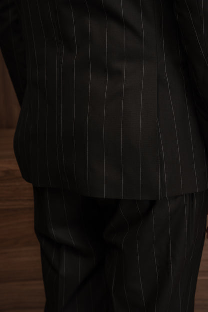 BLACK LINED DOBETTI SUIT