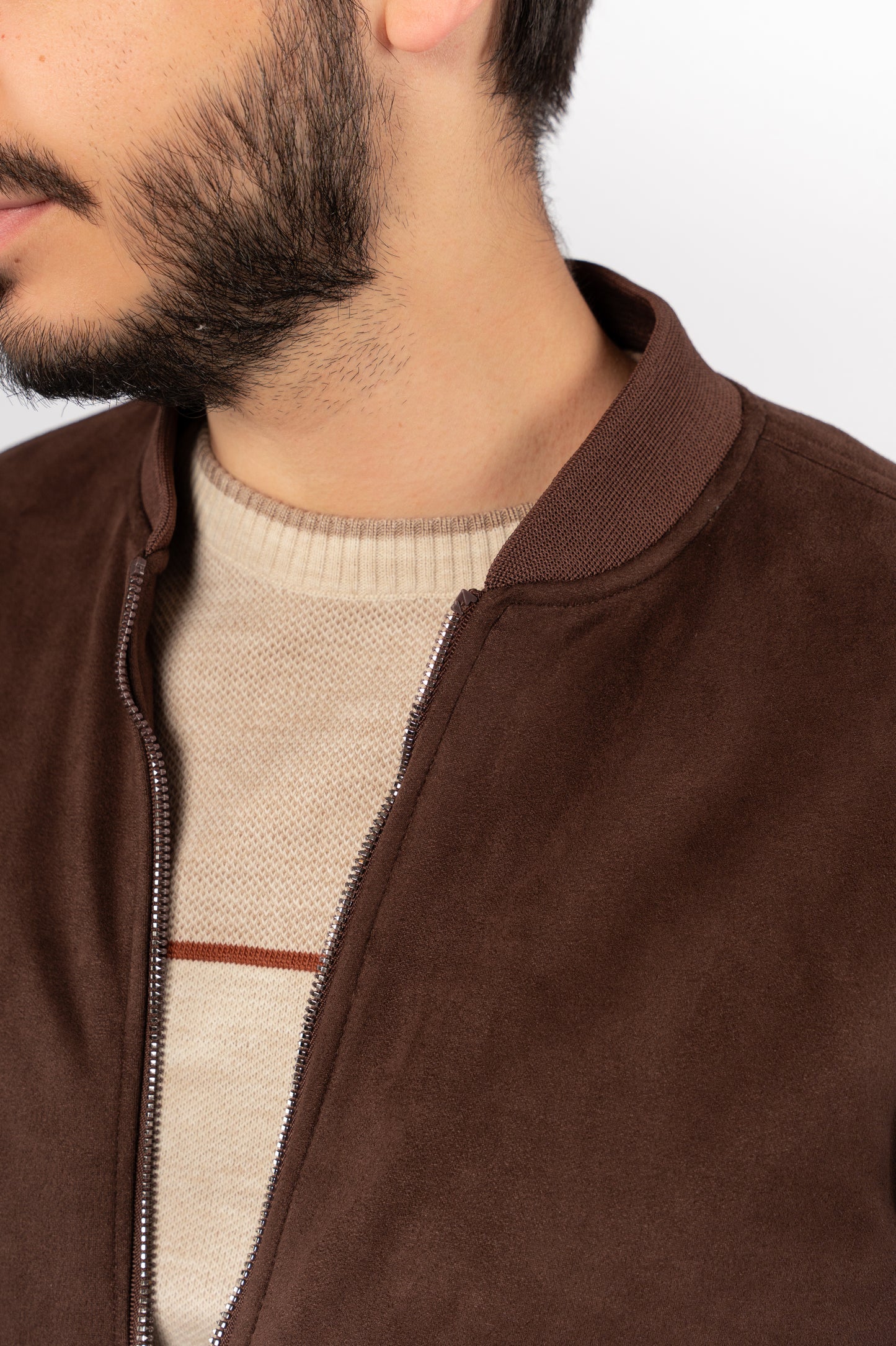 BROWN SUEDE URBAN JACKET