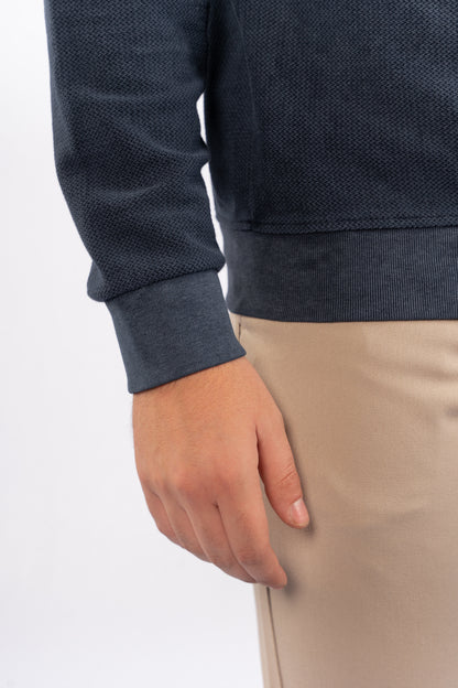 INDEGO HIGHNECK ZIPPER SWEATER