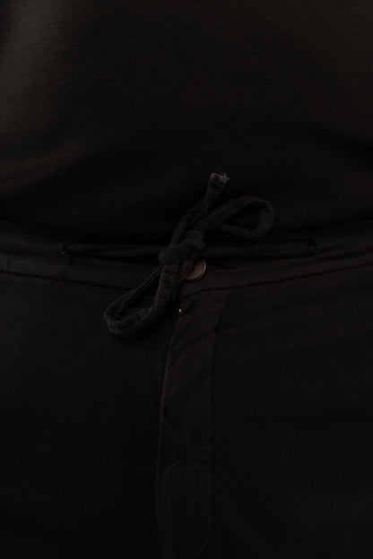 BLACK RELAXED TROUSERS