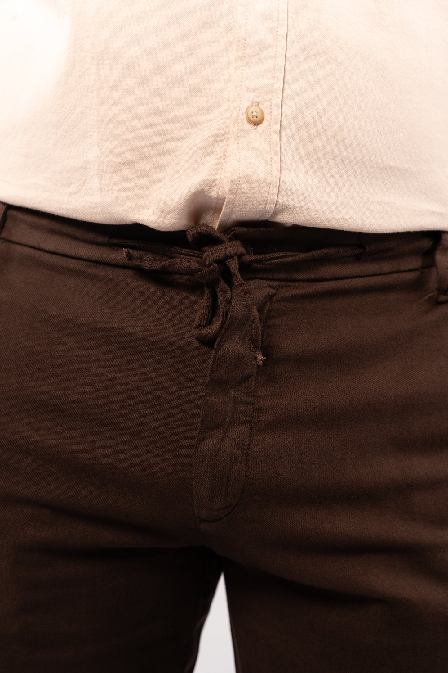 BROWN RELAXED TROUSERS