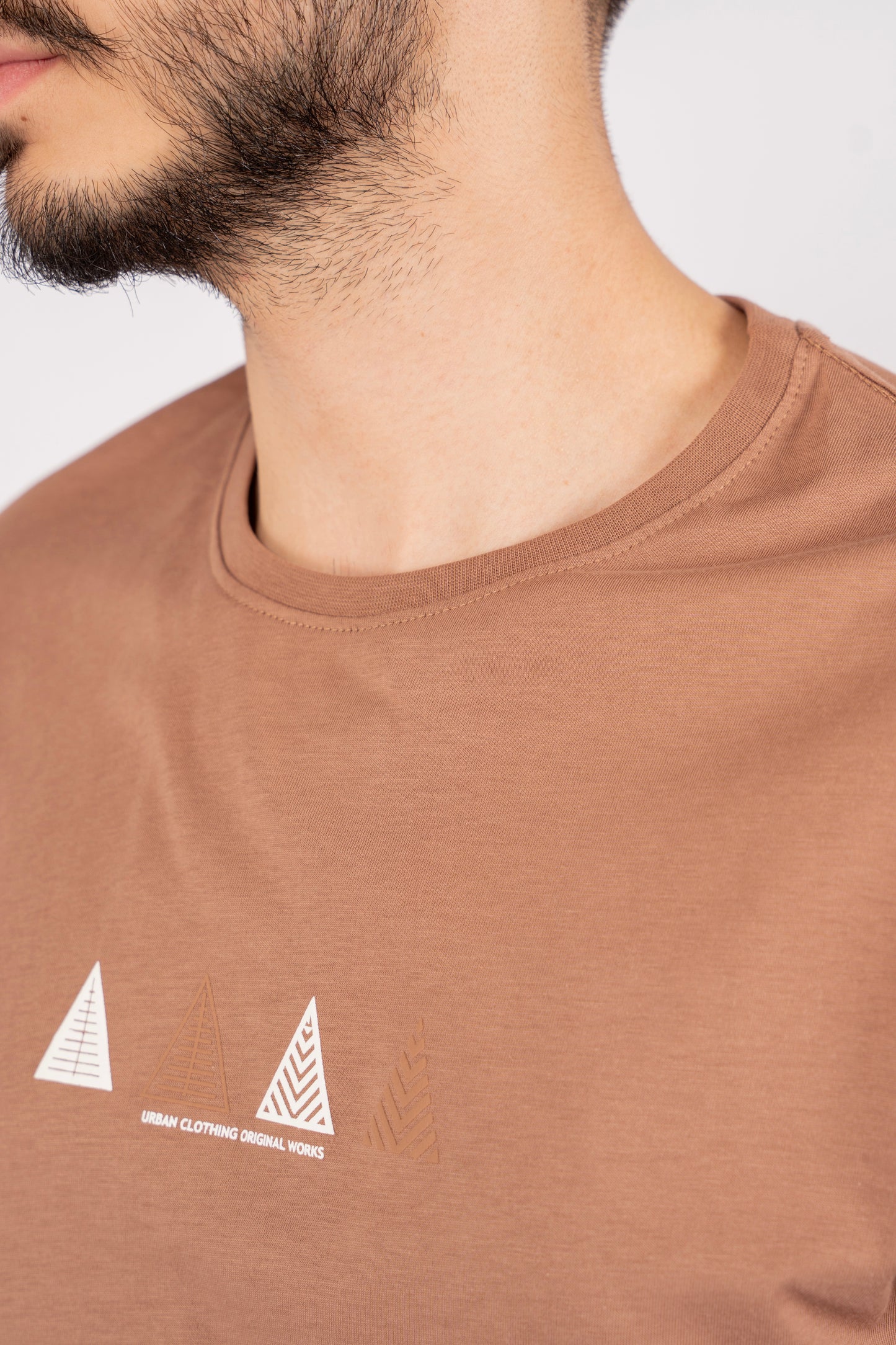 MOCHA TRIANGLES TSHIRT