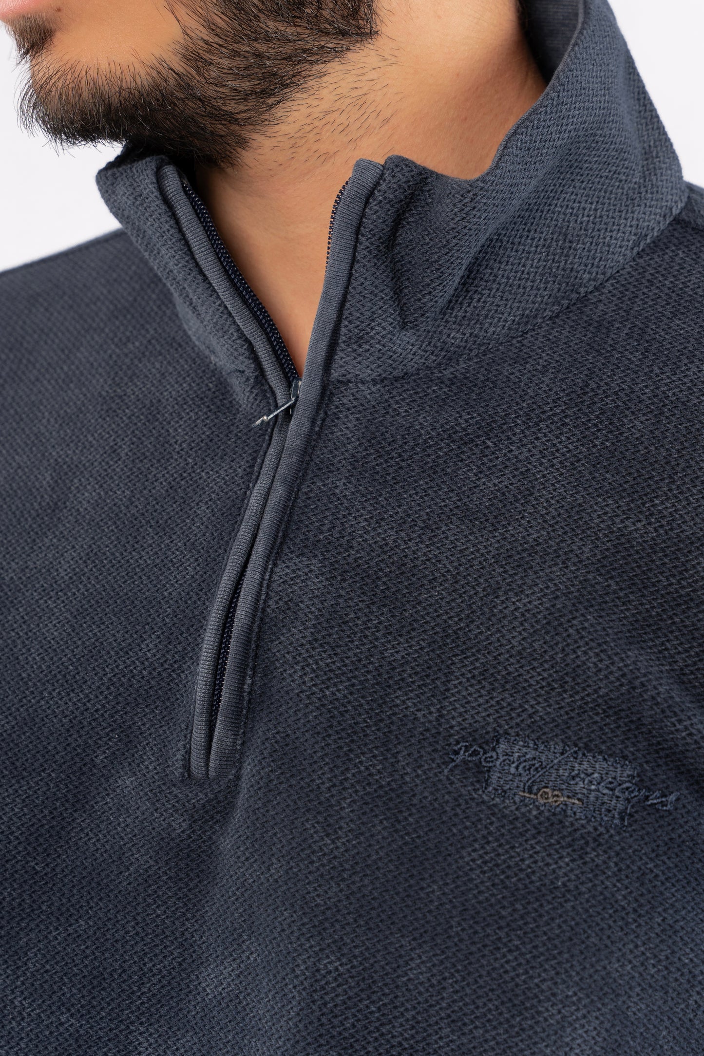 INDEGO HIGHNECK ZIPPER SWEATER