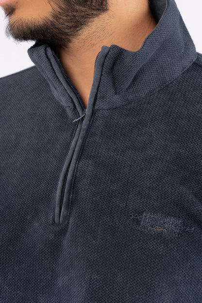 INDEGO HIGHNECK ZIPPER SWEATER