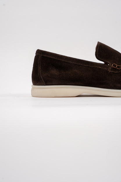 BROWN SUEDE LOAFER