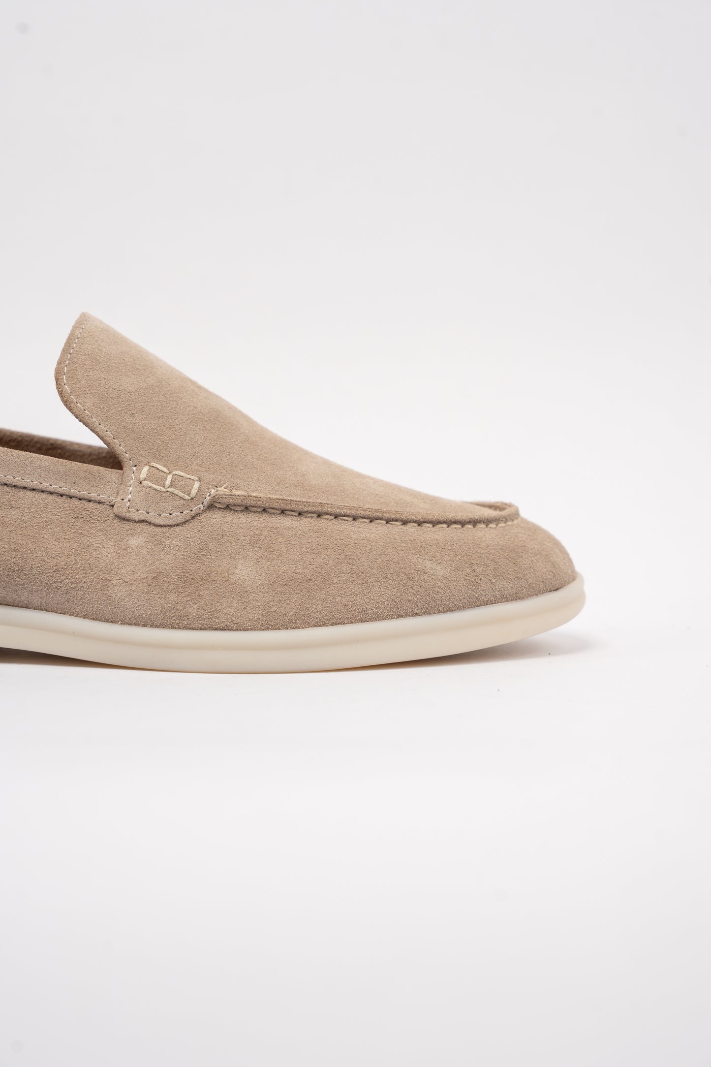 BEIGE SUEDE LOAFER