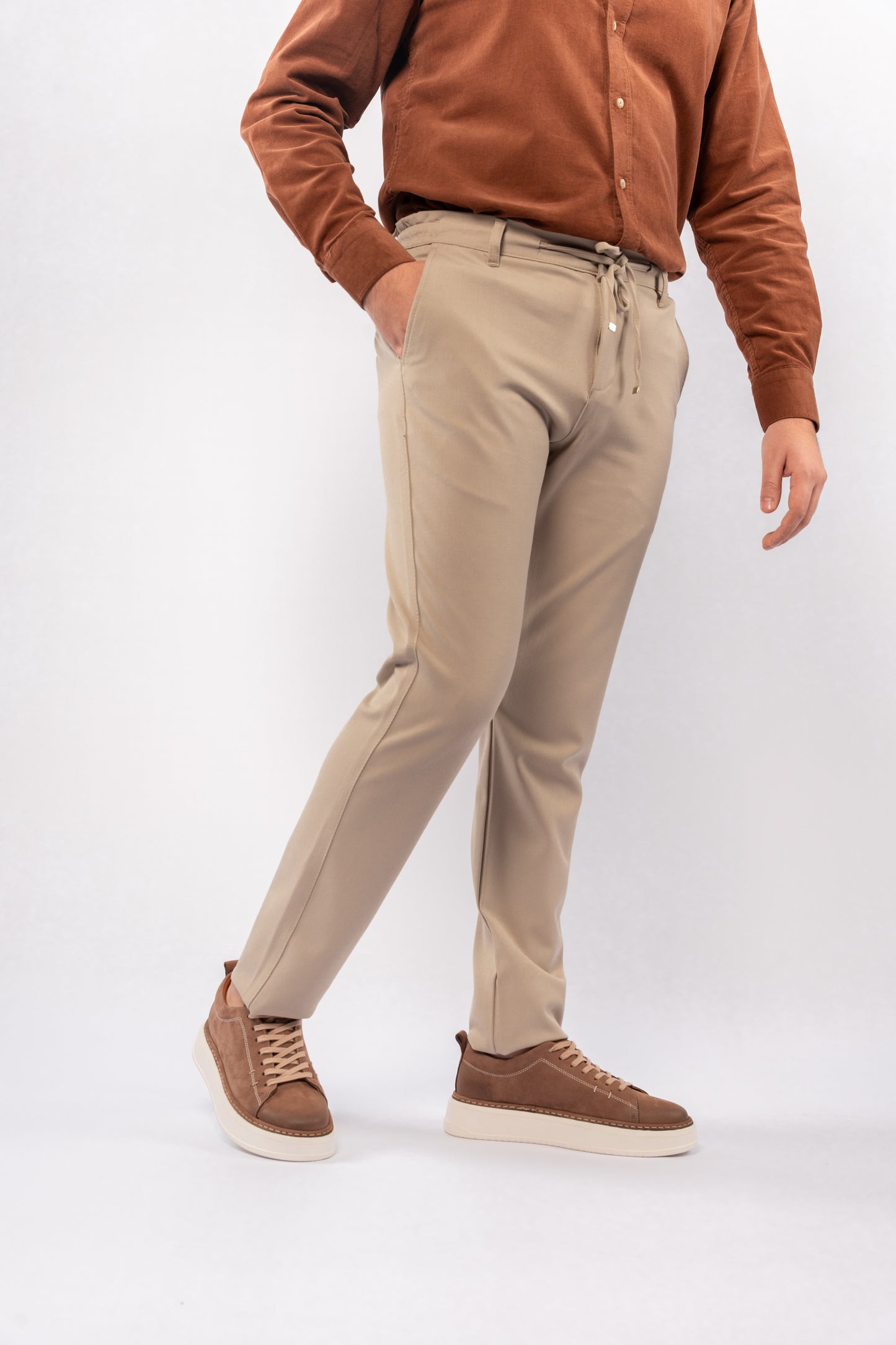 BEIGE CASUAL JOGER