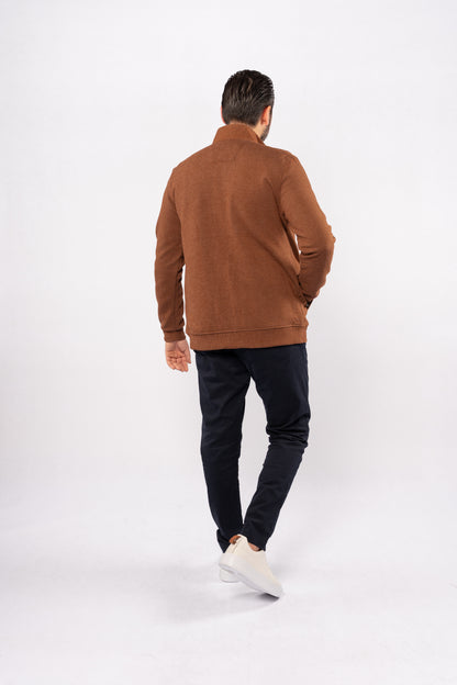 MOCHA SELANIK ZIPPER JACKET