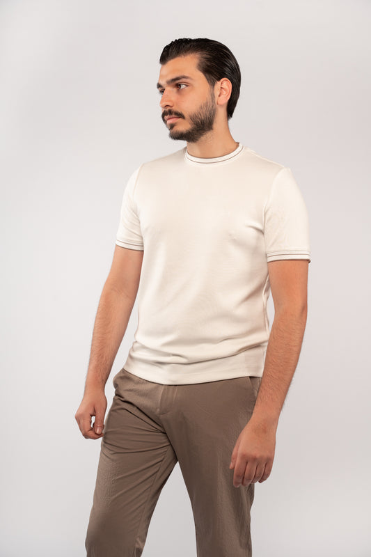 WHITE MODERN TSHIRT