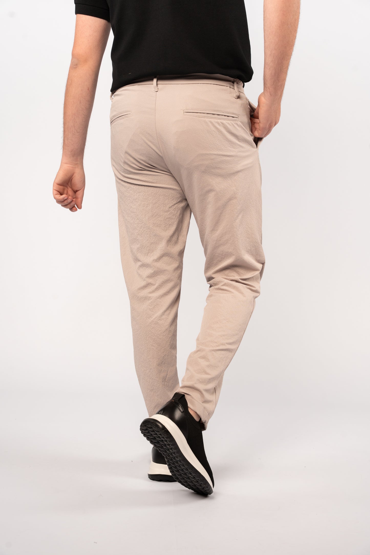 BEIGE CASUAL TROUSERS