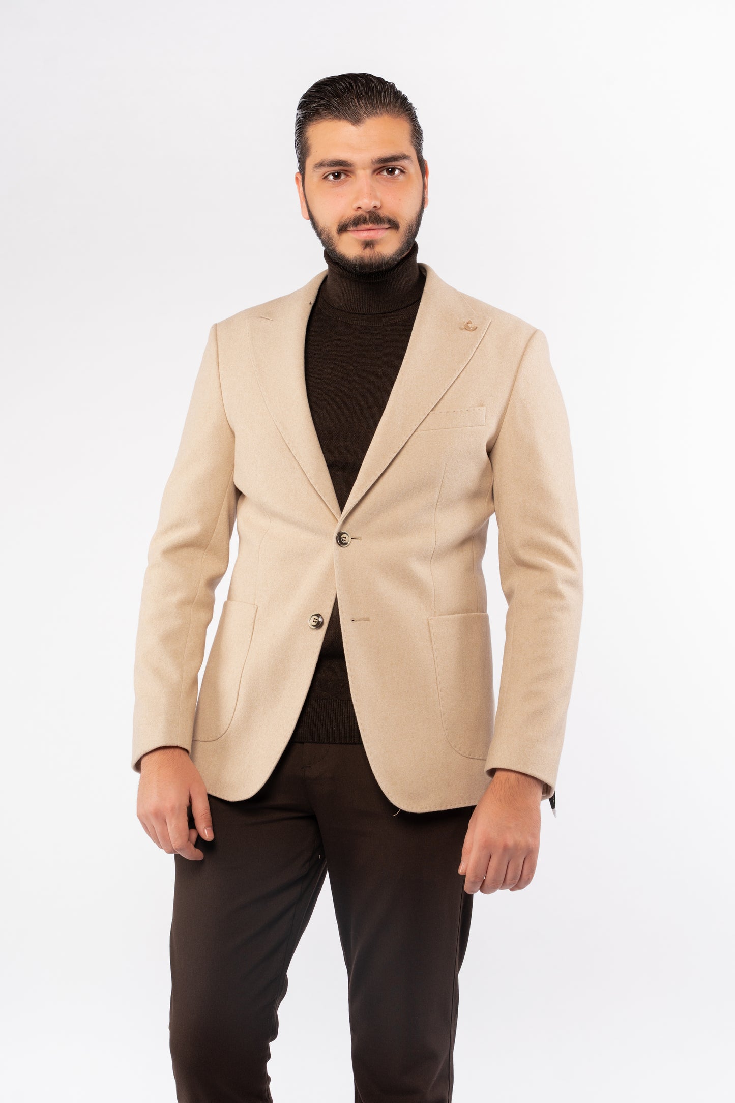 BEIGE WOOL BLAZER
