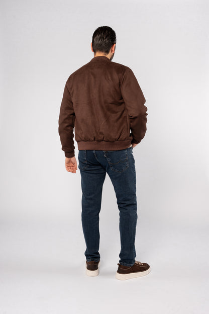 BROWN SUEDE URBAN JACKET