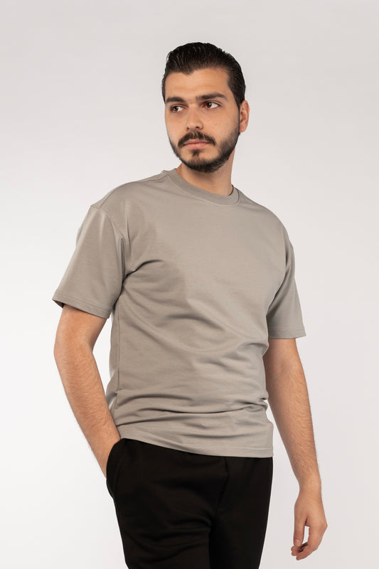 GREY THICK TSHIRT