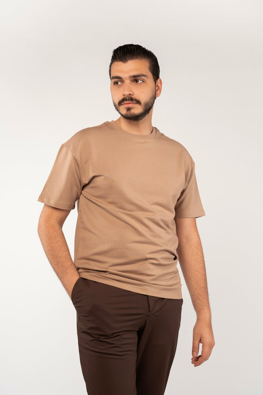 MOCHA THICK TSHIRT