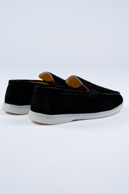 BLACK SUEDE LOAFER