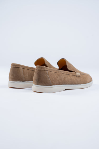 BEIGE SUEDE LOAFER