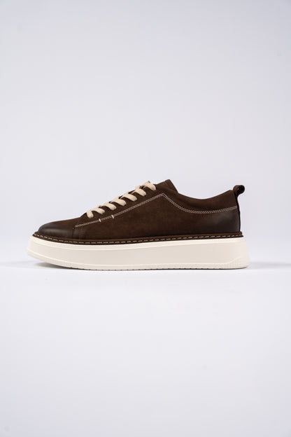 BROWN CASUAL NUBUCK SNEAKER