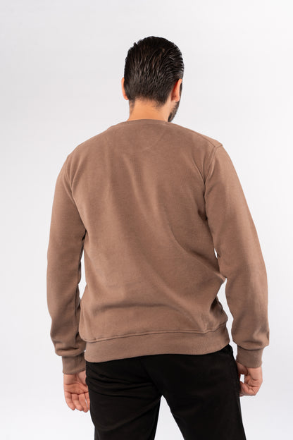 MOCHA SELANIK ROUNDNECK SWEATER