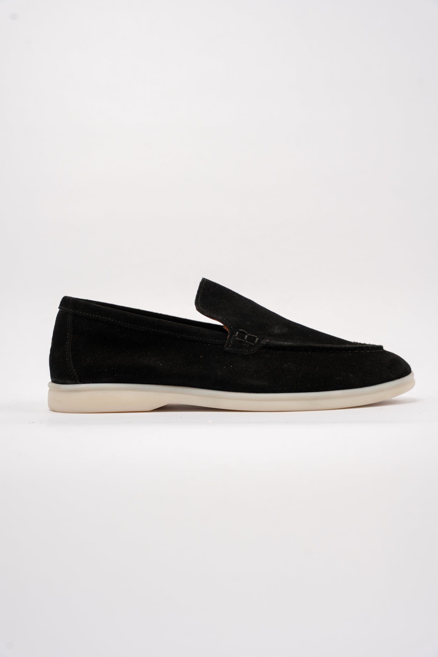 BLACK SUEDE LOAFER
