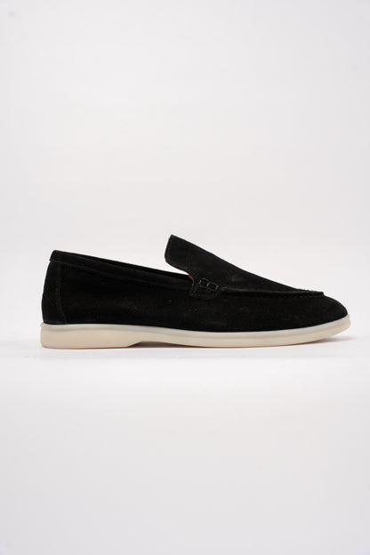BLACK SUEDE LOAFER