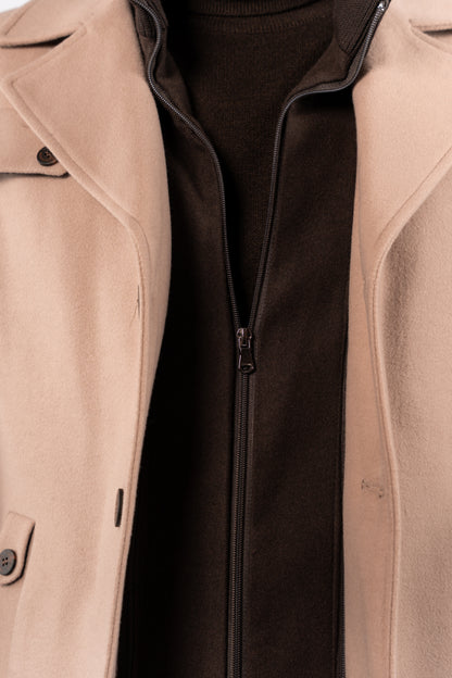 BEIGE TIMELESS WOOL COAT