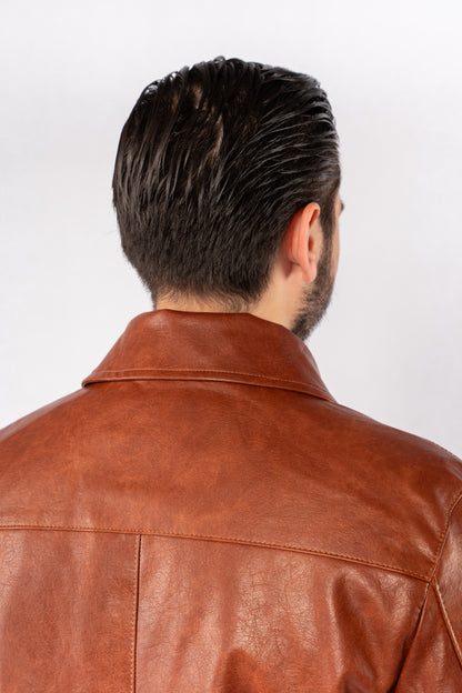 HAVANA TRUCKER LEATHER JACKET