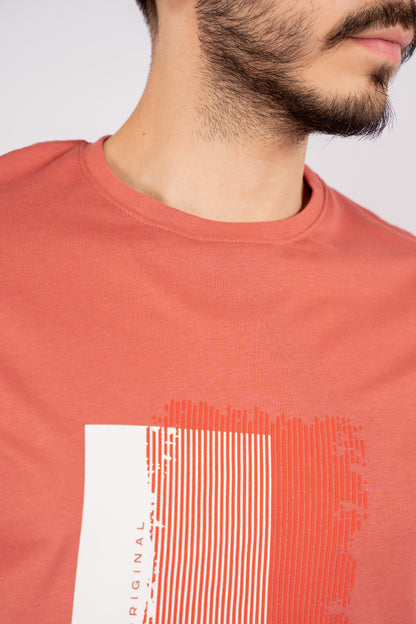 CORAL PATTERNED TSHIRT