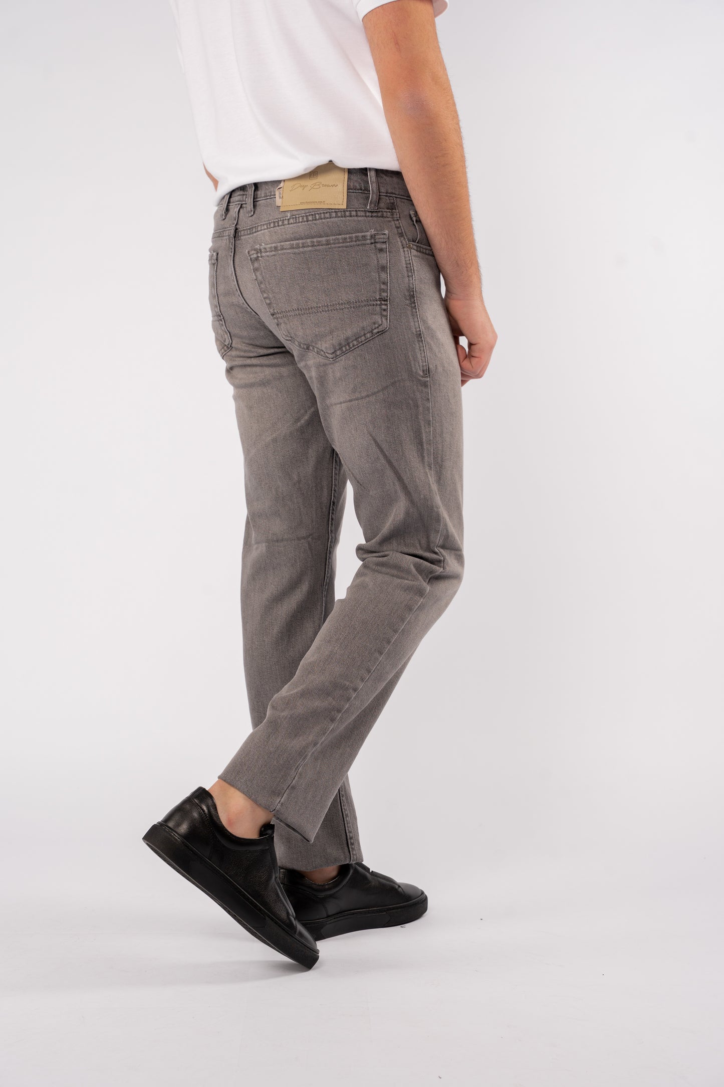 GREY REGULAR FIT DENIM