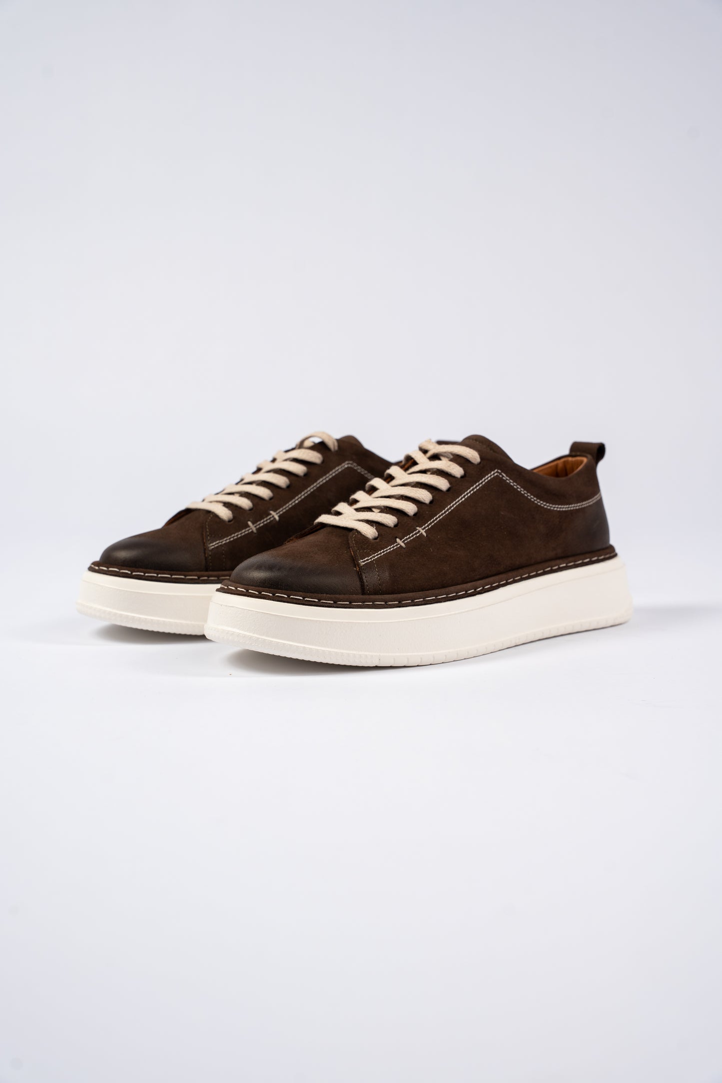 BROWN CASUAL NUBUCK SNEAKER