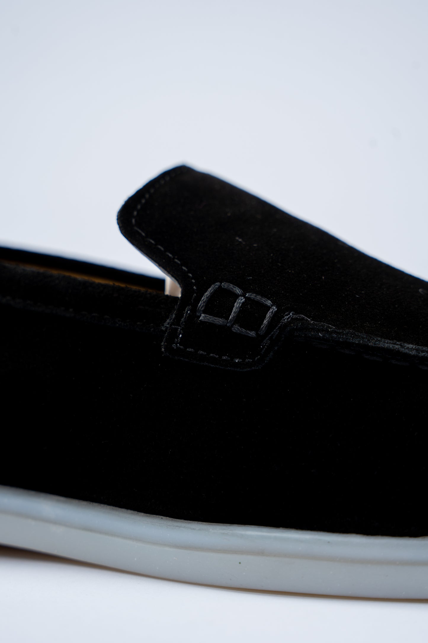 BLACK SUEDE LOAFER
