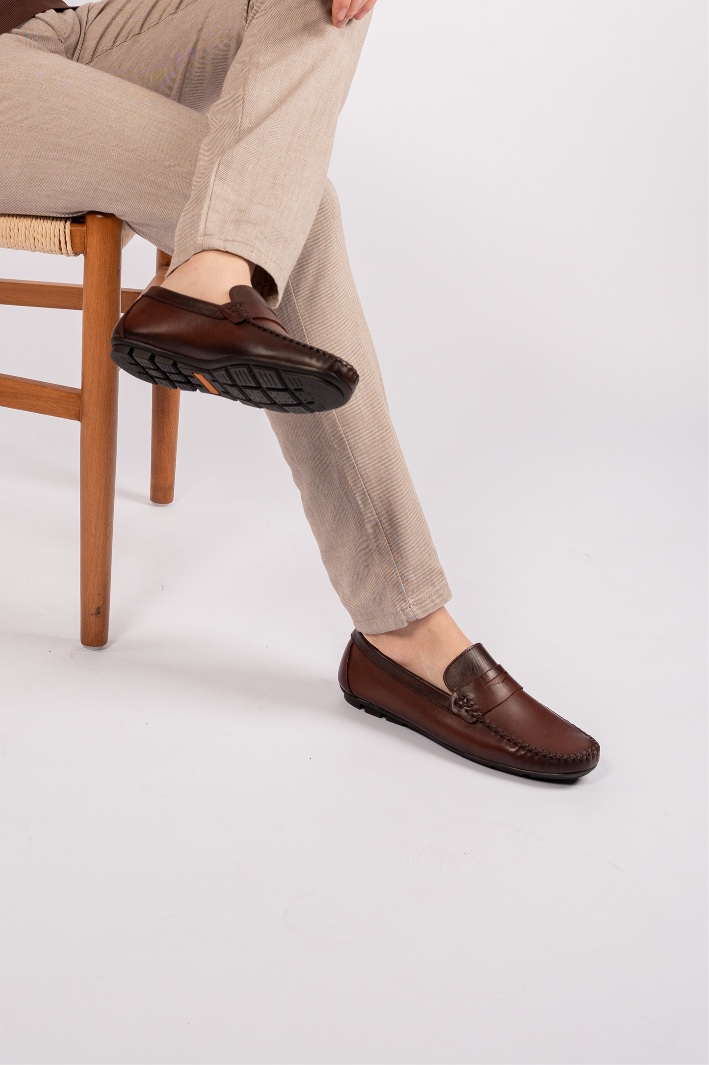 BROWN PENNY MOCCASIN