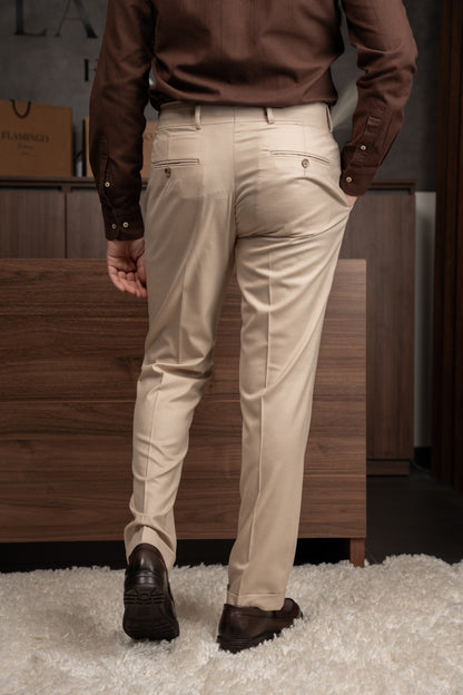 BEIGE ITALIAN TROUSERS