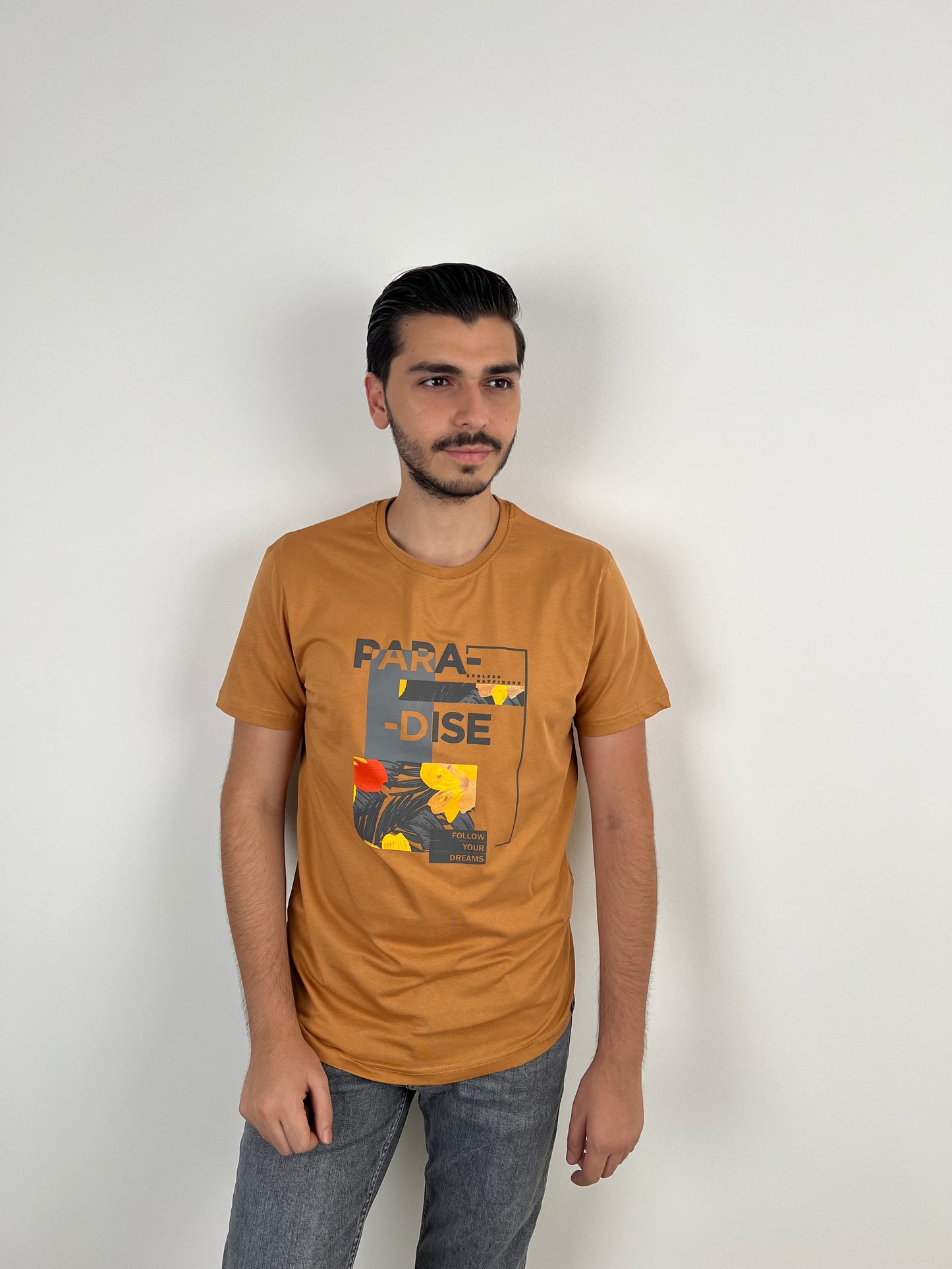 PARADISE MUSTARD TSHIRT