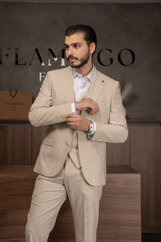 BEIGE TIMELESS SUIT